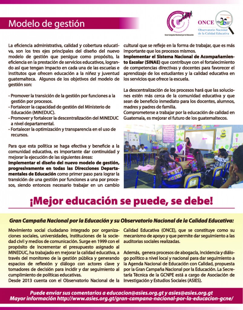 GCNE Mejor educación se puede se debe 2