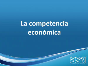 La competencia económica