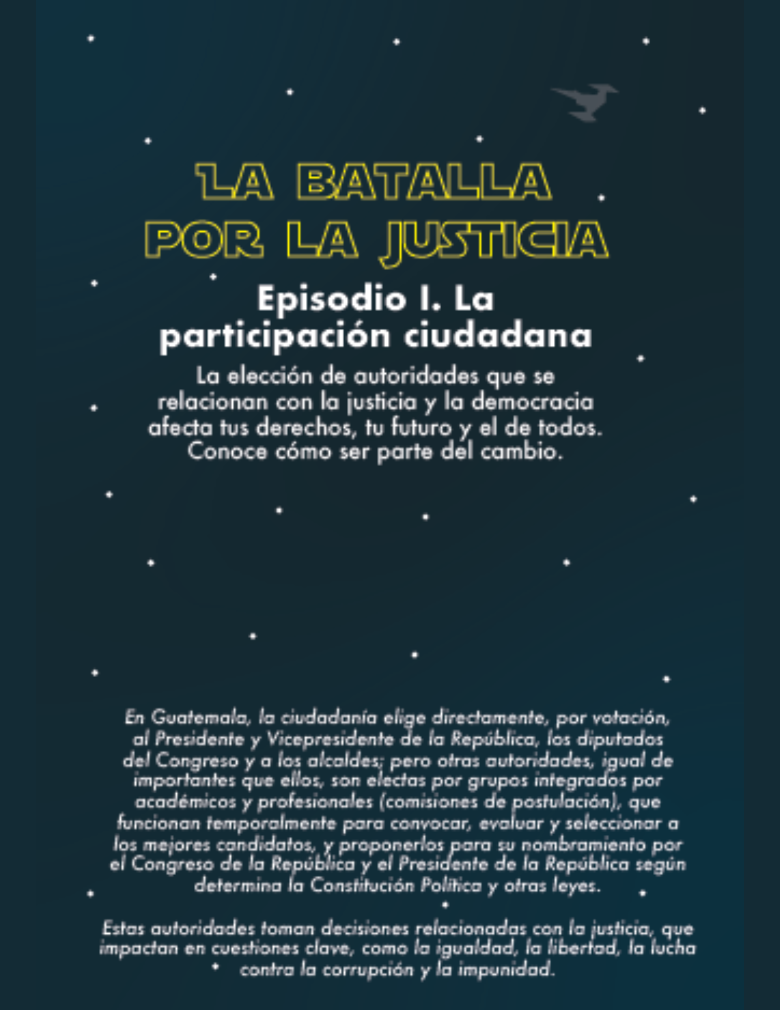 La batalla por la justicia La batalla por la justicia