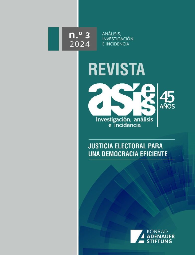 Justicia electoral para una democracia eficiente. Revista ASIES no. 3, 2024