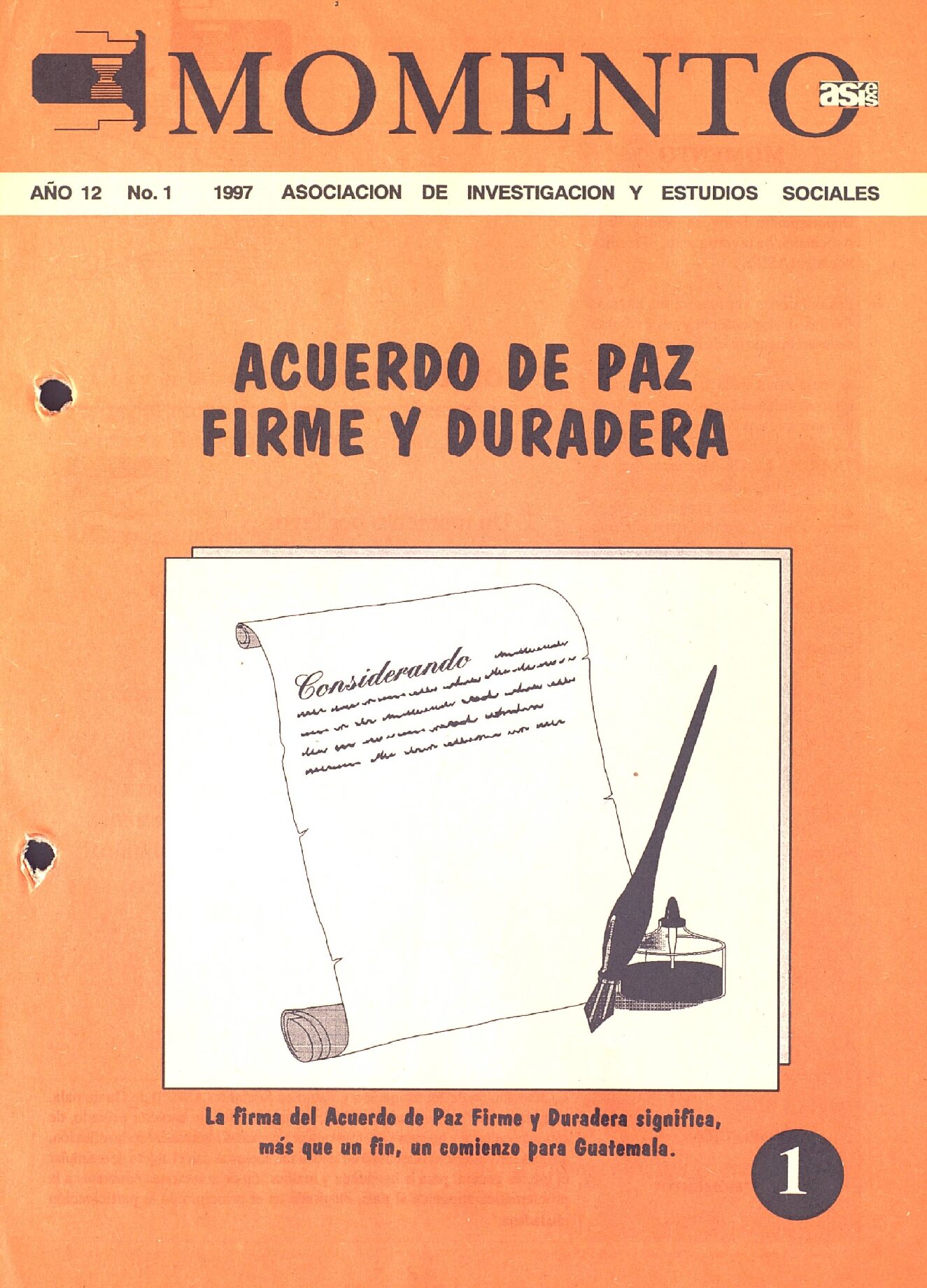 Acuerdo de paz firme y duradera - Asies