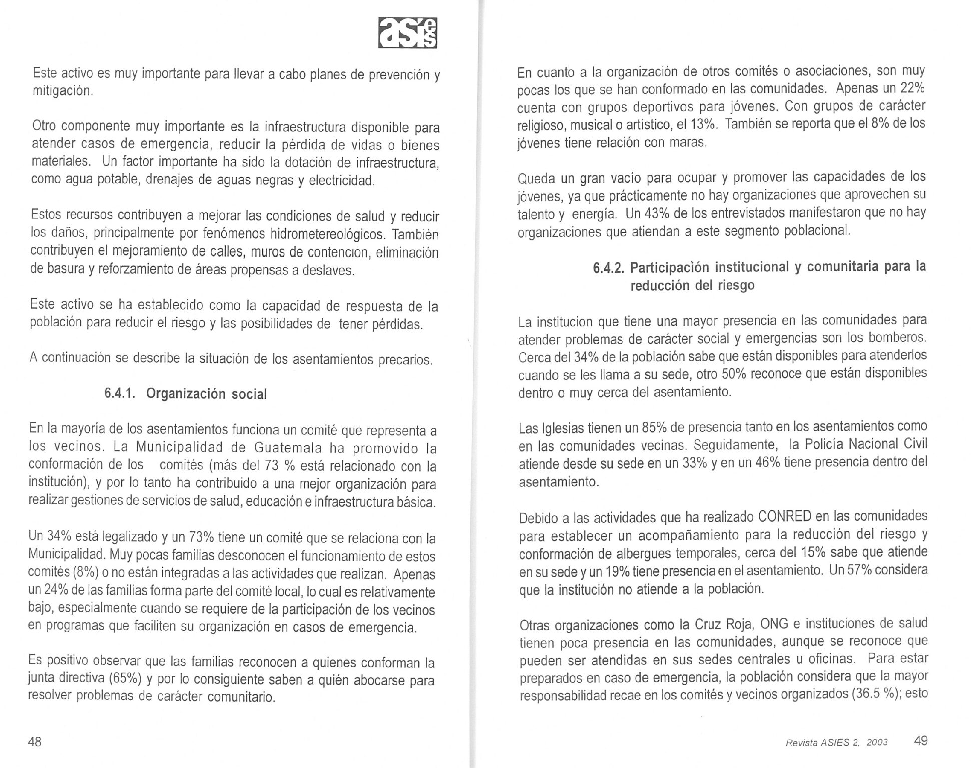 La situación de los asentamientos en el municipio de Guatemala Parte 2 ...