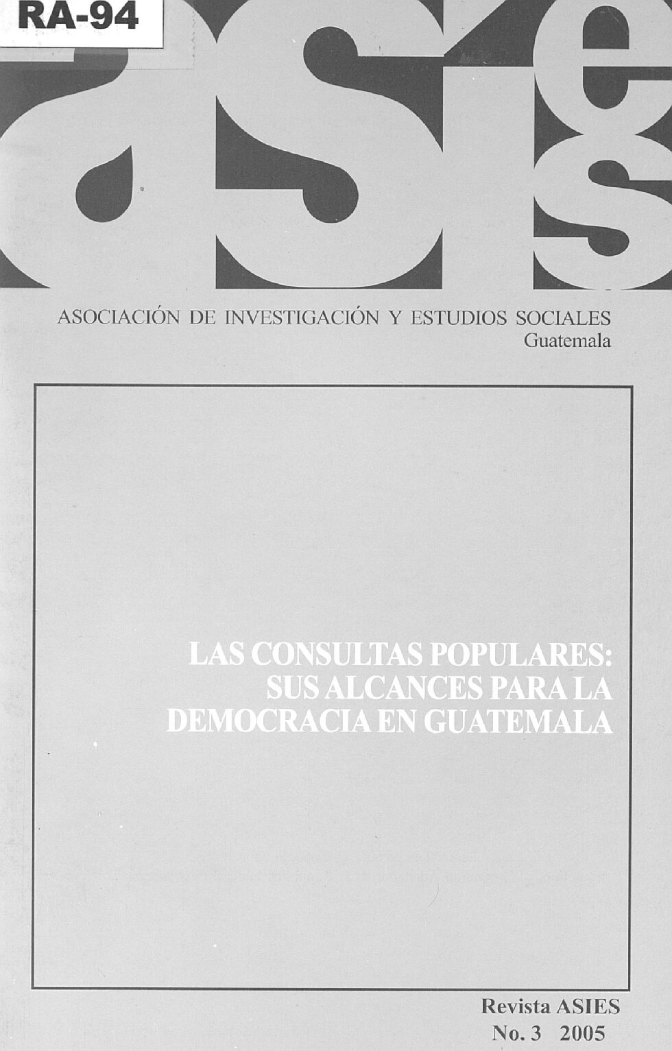 Las consultas populares: sus alcances para la democracia en Guatemala ...