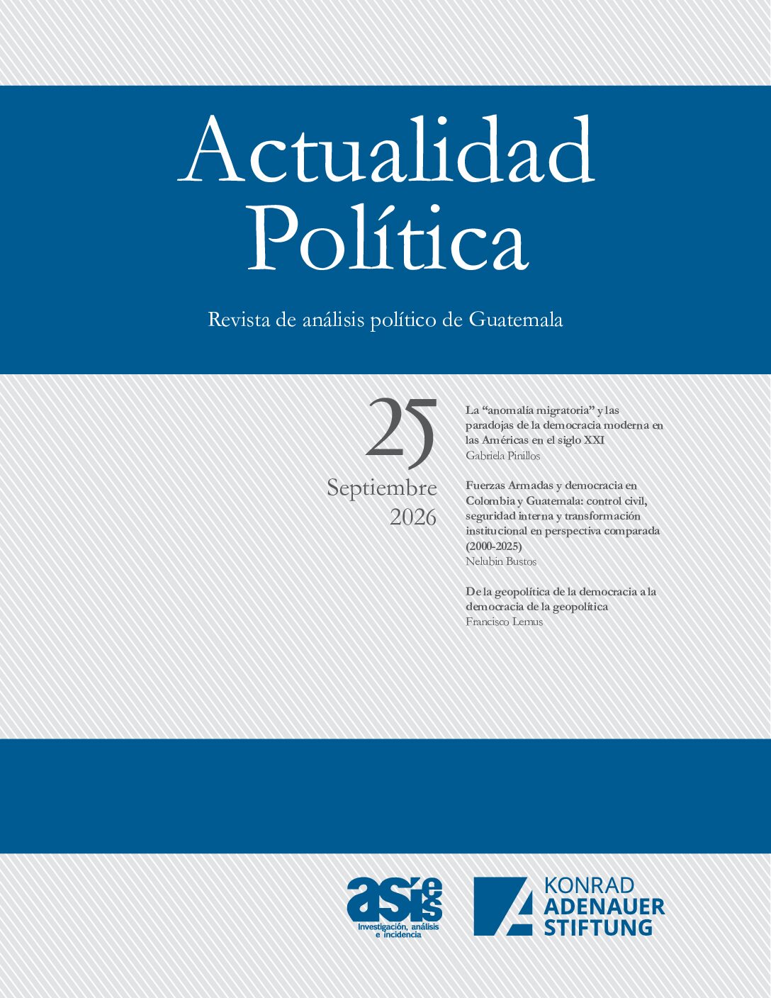 Revista Actualidad Política No. 25